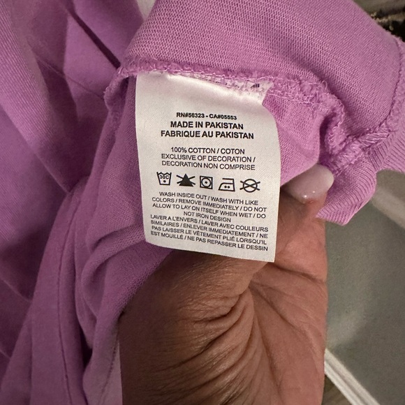 Nike Womens Fuchsia Glow Plus Size  Cotton T-Shirt Dress Material : 100% COTTON - Picture 9 of 10